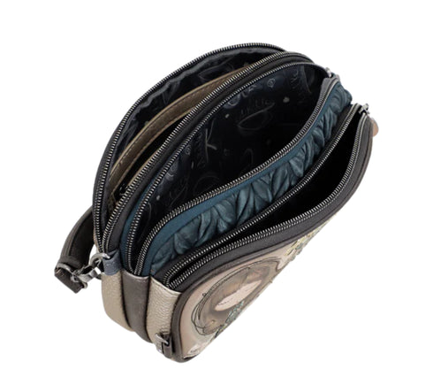 Poseta causal, dama, ANEKKE 41703-445, albastru, piele ecologica